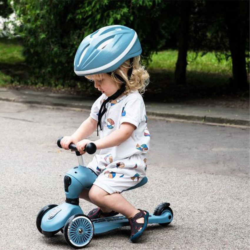 Patinete 2 en 1 Highwaykick 1 Azul Acero 12m-5años 