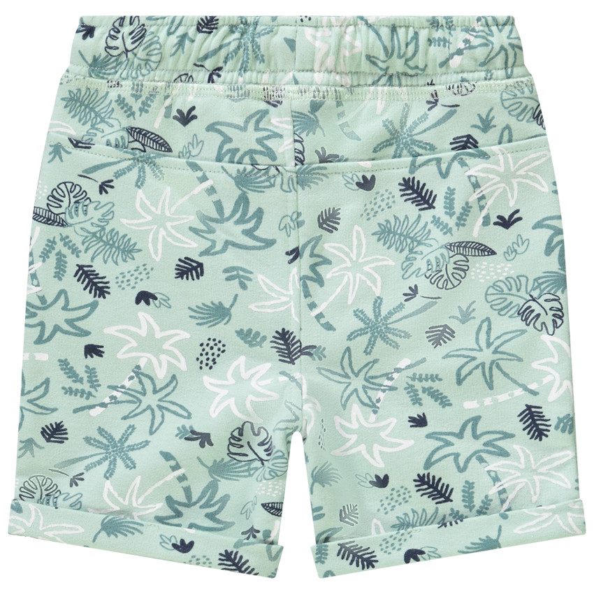 Bermudas de felpa con estampado de palmeras para bebé niño 