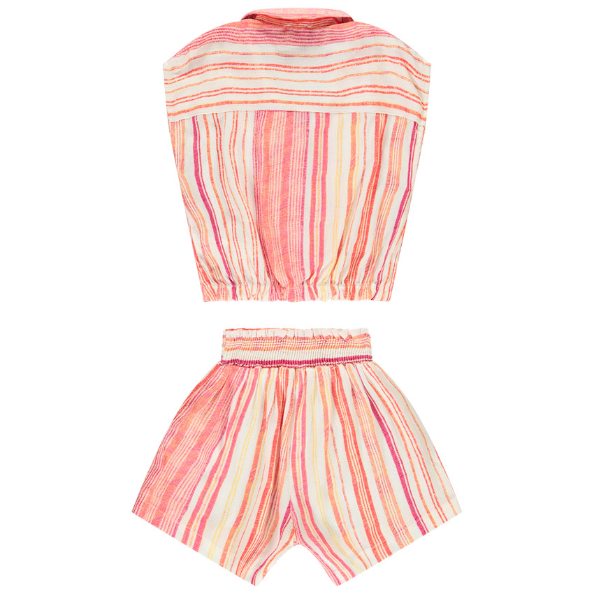 Conjunto de 2 piezas de rayas para niña look total  Additional Conjunto de 2 piezas de rayas para niña look total