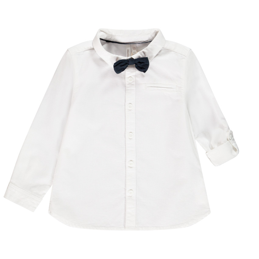 Camisa manga larga + pajarita 