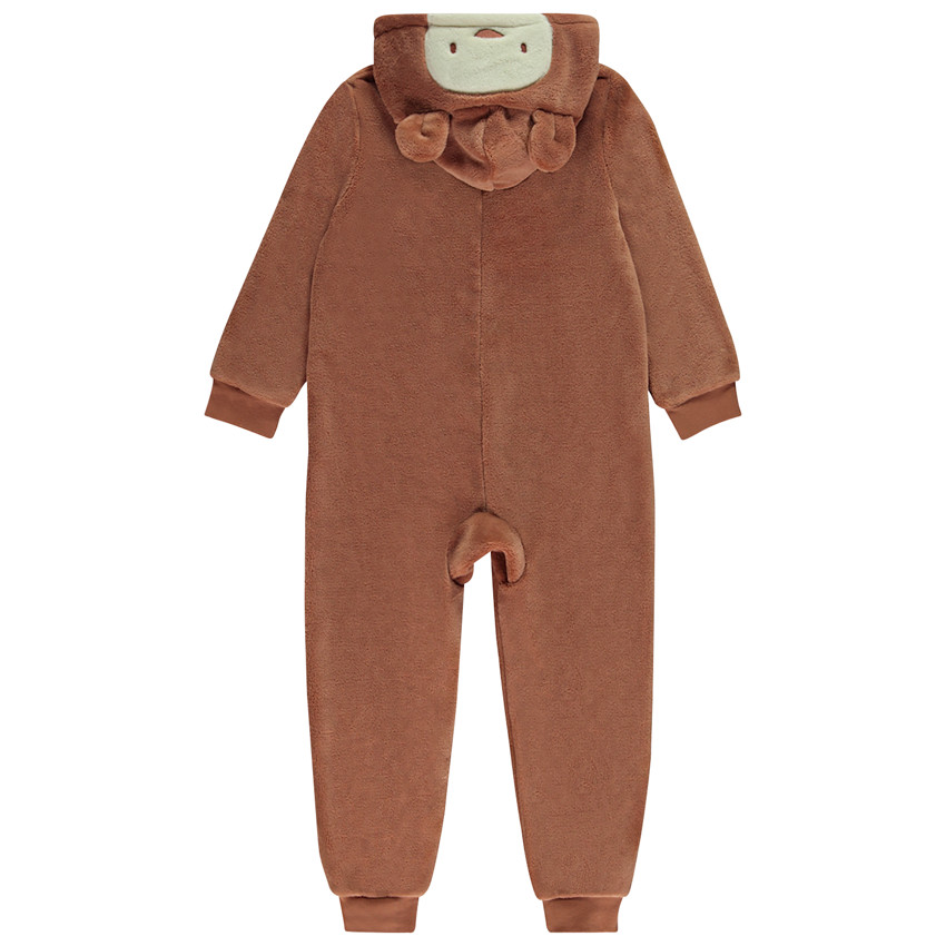 Pelele divertido de sherpa con diseño de mono para niño  Additional Pelele divertido de sherpa con diseño de mono para niño
