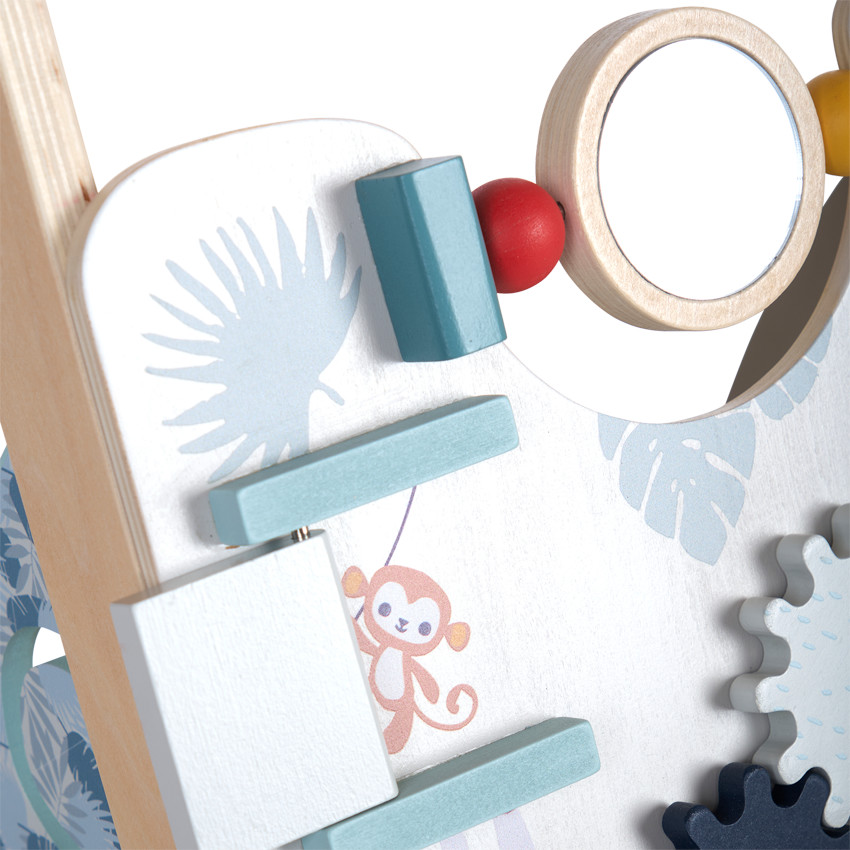 Carrito de actividades y andador de madera Happy Wild  Additional Carrito de actividades y andador de madera Happy Wild
