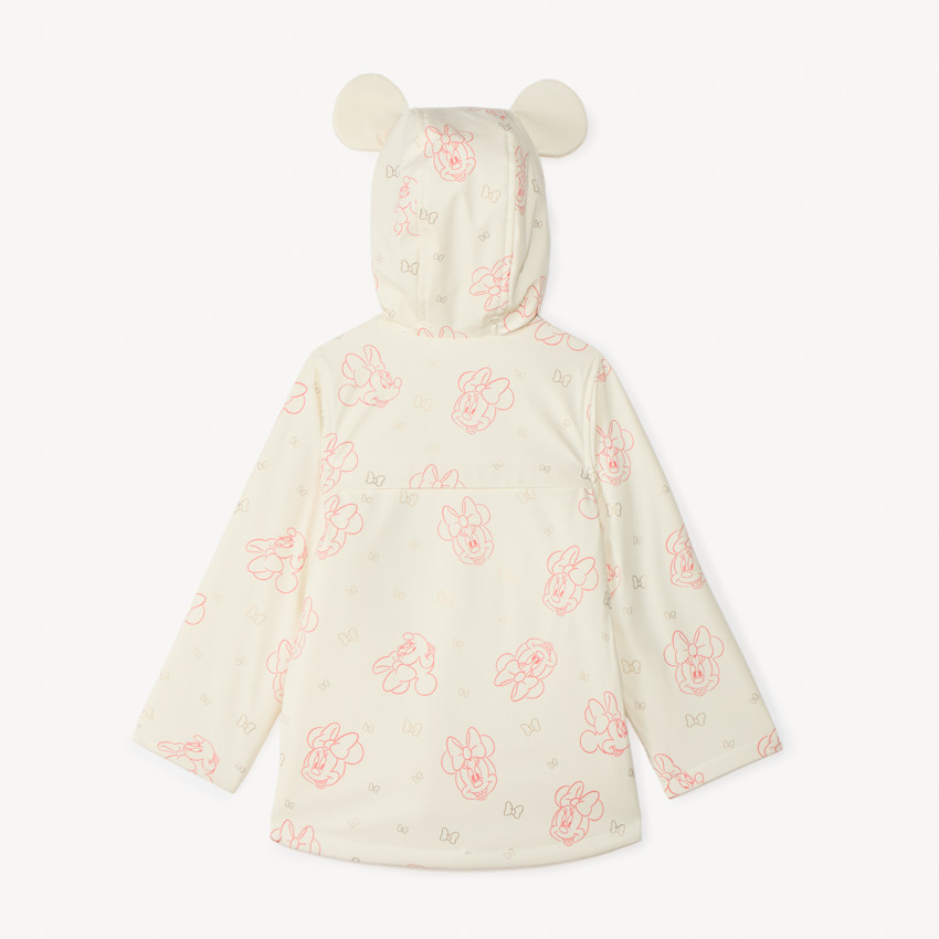 Parka de goma estampada de Minnie Disney para niña 