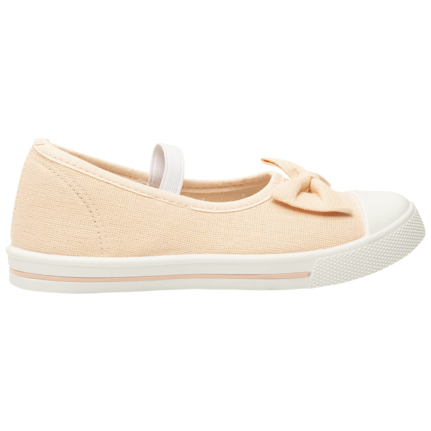 Babies nude en tela con lazo y tirante elástico para niña 