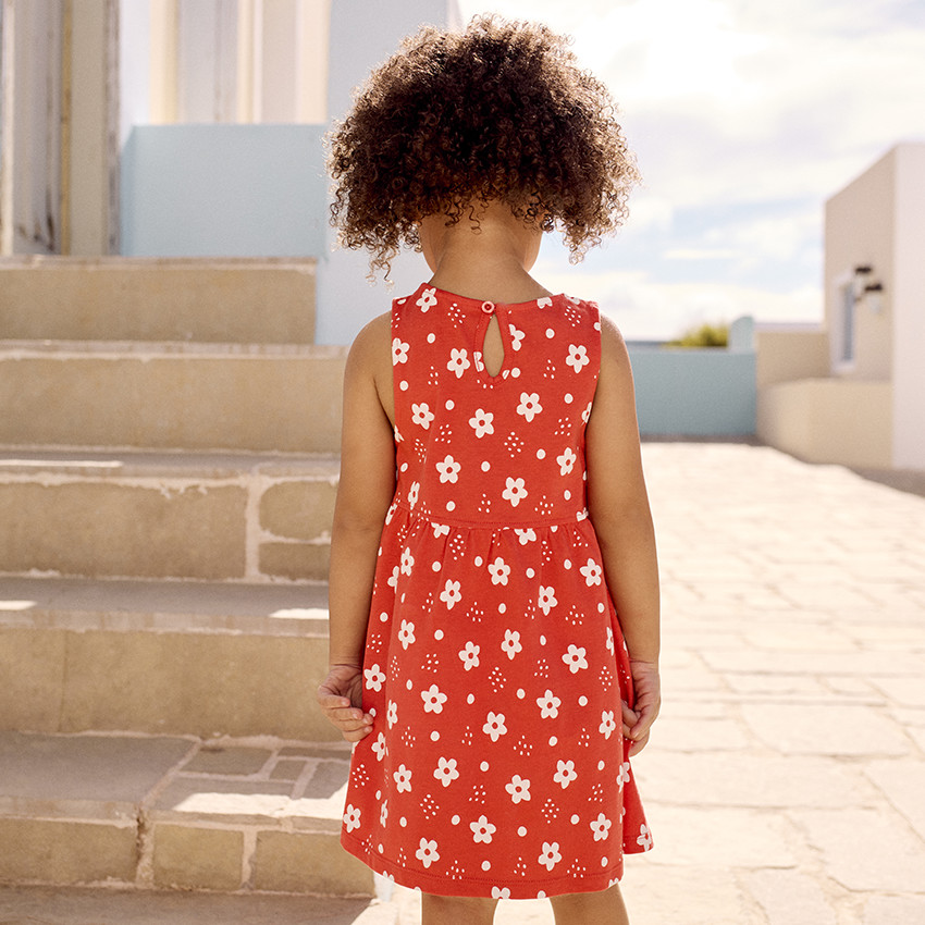 Ropa sin mangas con estampado divertido niña bebé 