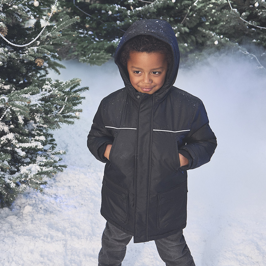Parka 2 en 1 con chaleco de micropolar para niño 