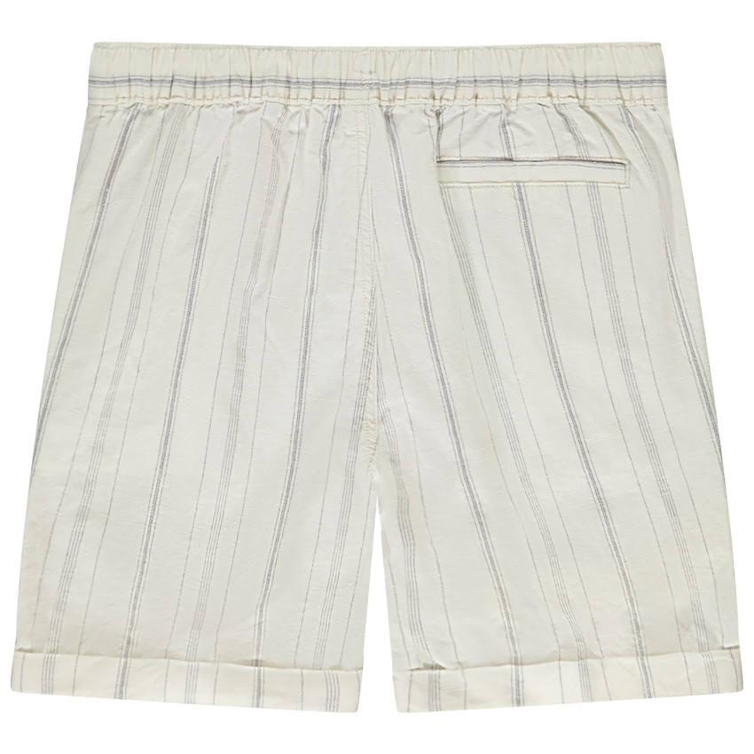 Bermudas de tela rayada para niño 