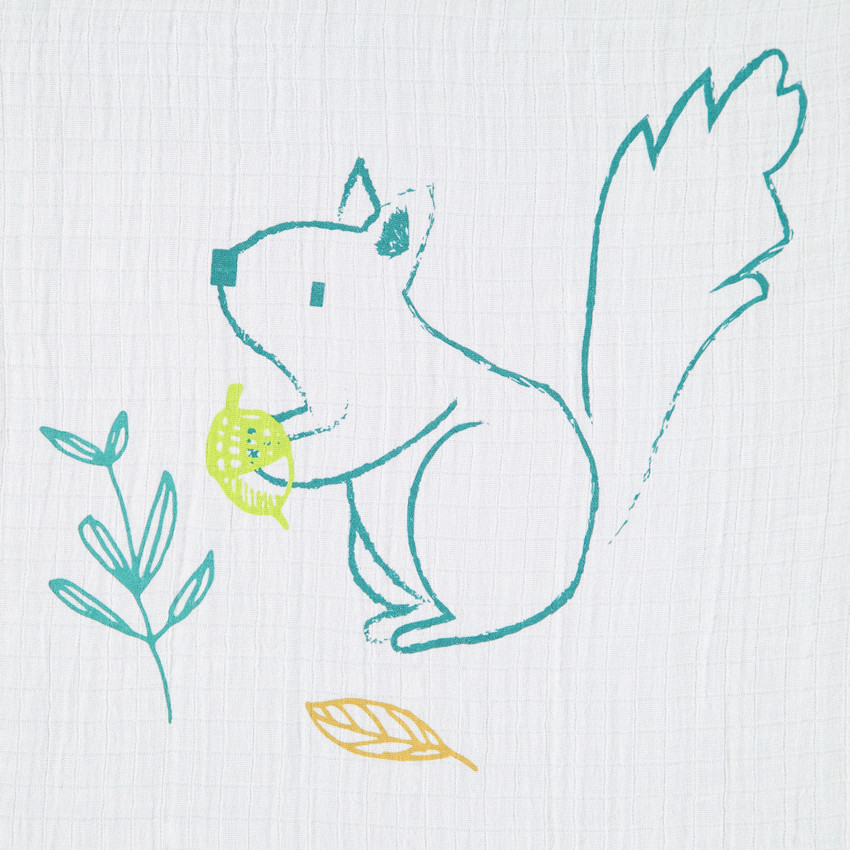 Lote de 3 muselinas de gasa de algodón niño 