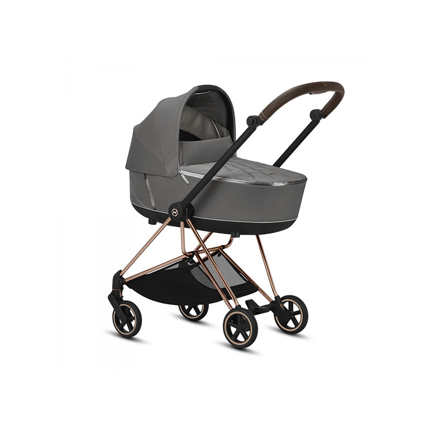 PRIAM Capazo Lux Soho Grey - Mid grey 