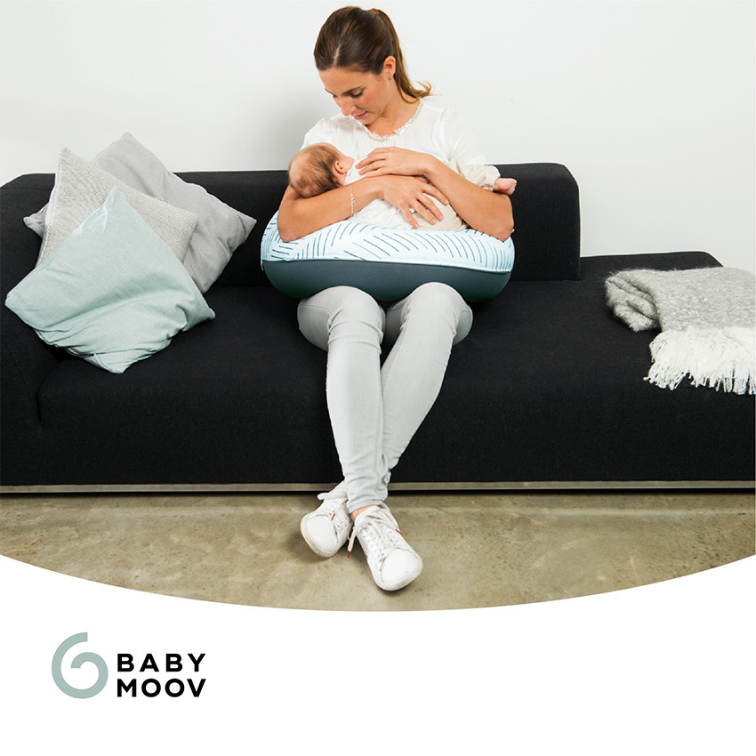 Cojín de lactancia Doomoo - Ethnic petrol 