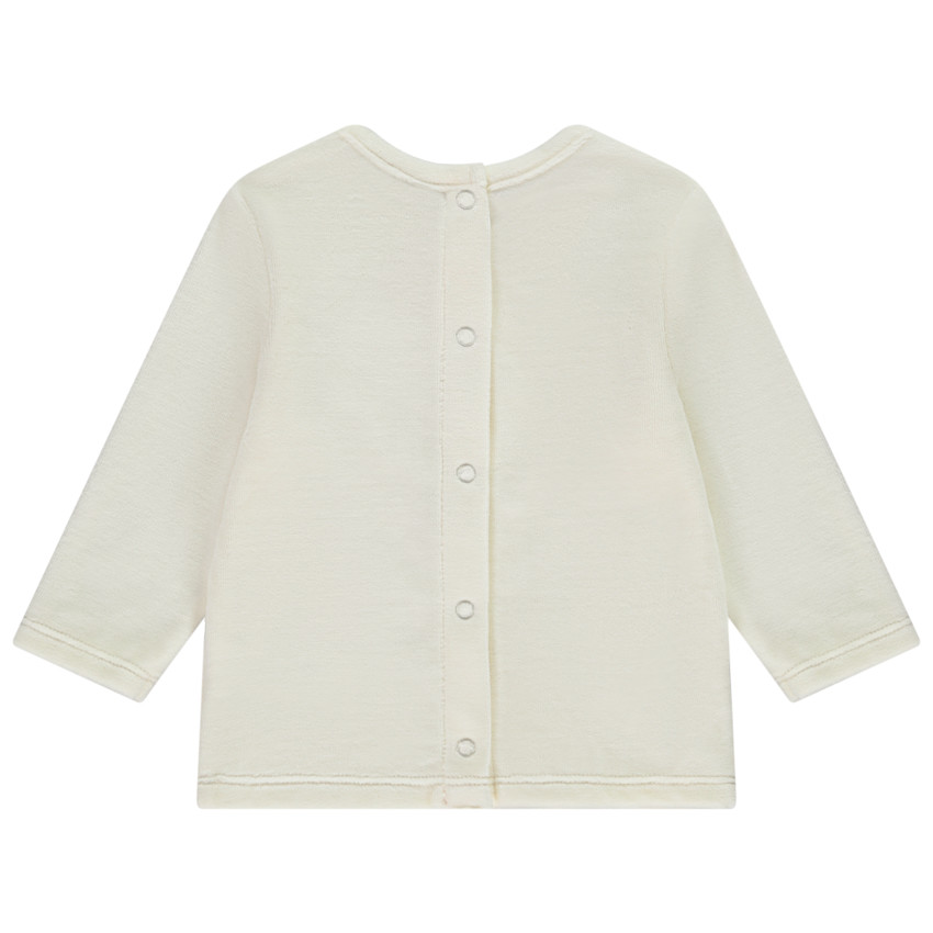 Set pyjama 2 pièces en velours avec reine fantaisie pour bébé fille avec ouvertures différentes selon l'âge 