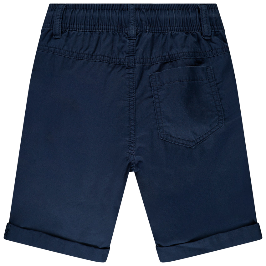 Bermuda lisa de popelina para niño 