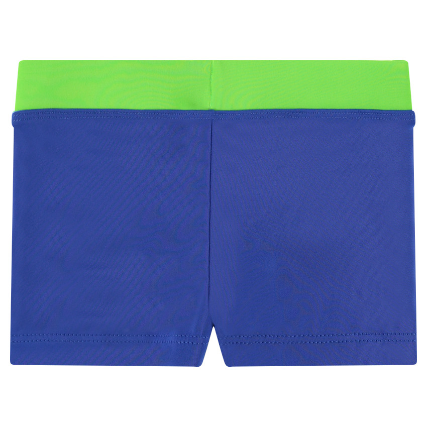 Bóxer de baño con inscripciones y calaberas estampadas 