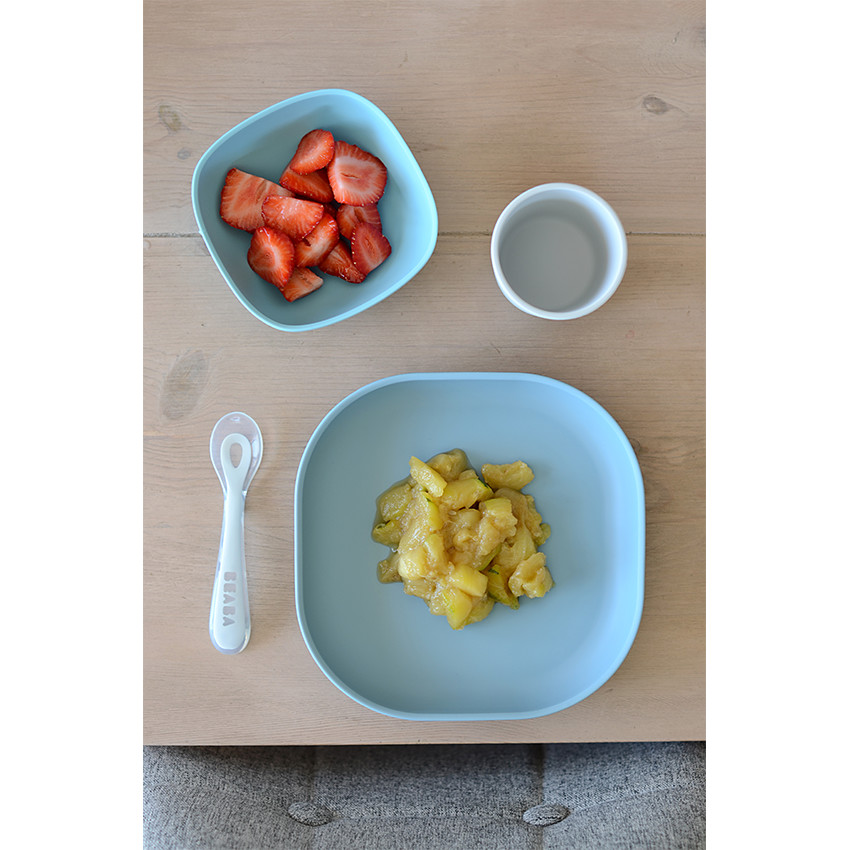 Set de vaisselle en silicone 4 pièces – Jungle 