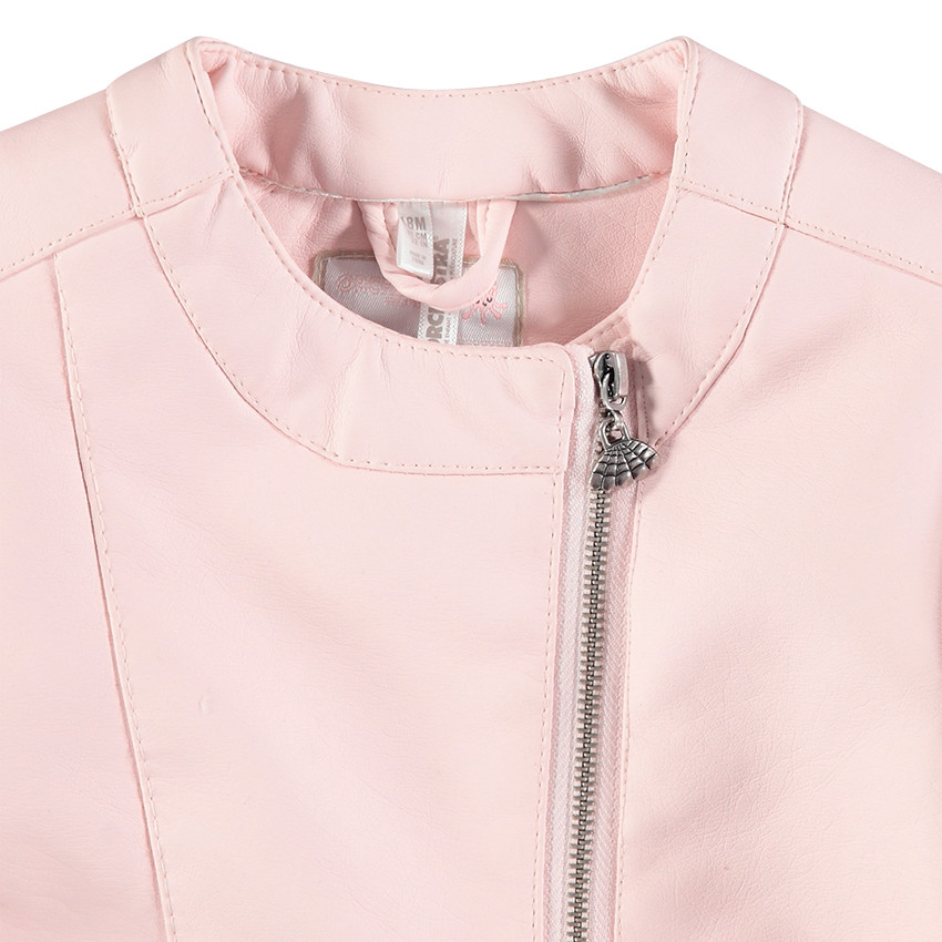 Chaqueta con efecto de cuero y bolsillos con cremallera  Additional Chaqueta con efecto de cuero y bolsillos con cremallera