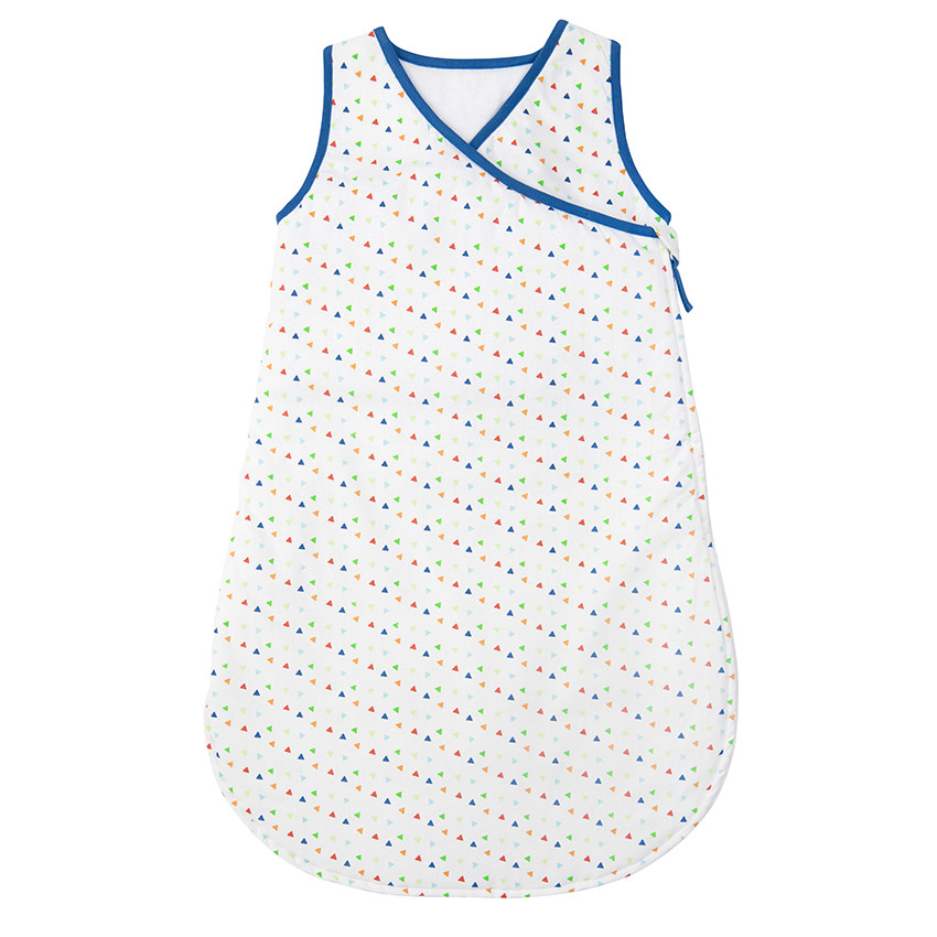 Saquito de punto sin mangas con estampado all-over 