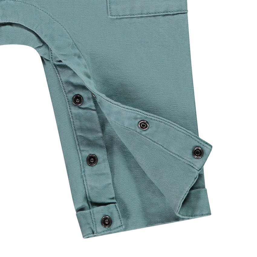 Conjunto peto + camiseta estampado elefantes para bebé niño 