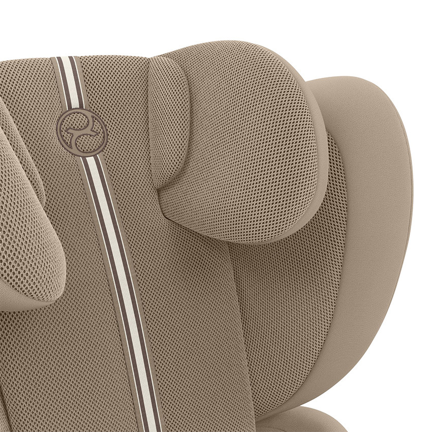 Silla de auto plegable Solution G2 i-Fix tejido Plus almond beige 