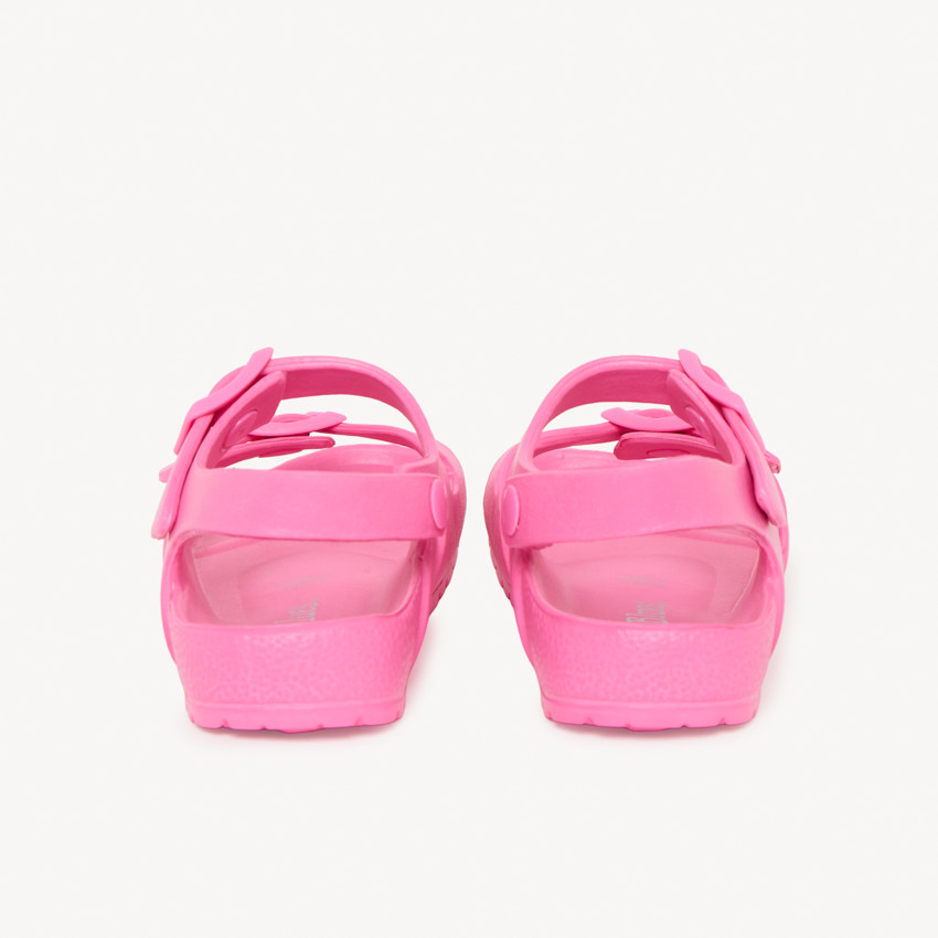 Sandalias de playa suaves con hebillas para niña 