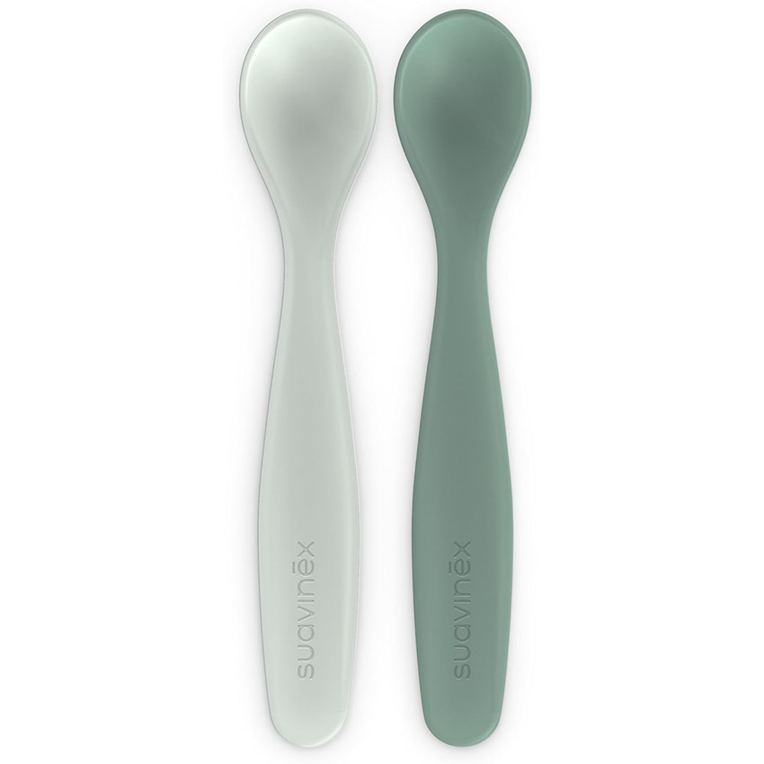 Pack de 2 cucharas para bebé 6M+ Verde 