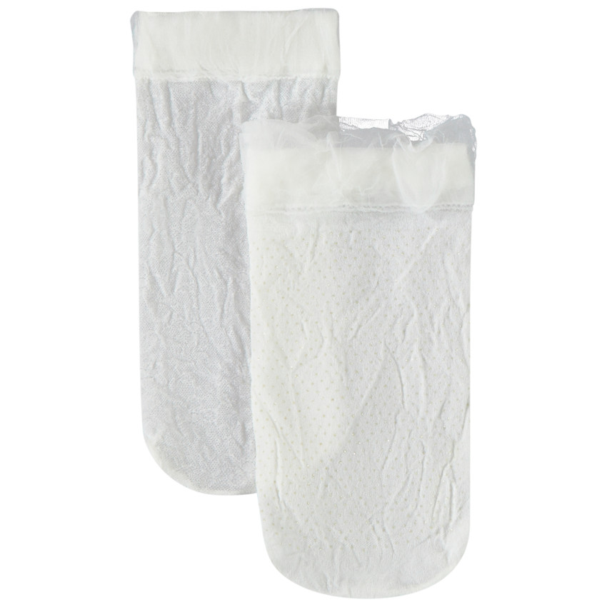 Pack de 2 pares de calcetines finos para niña 