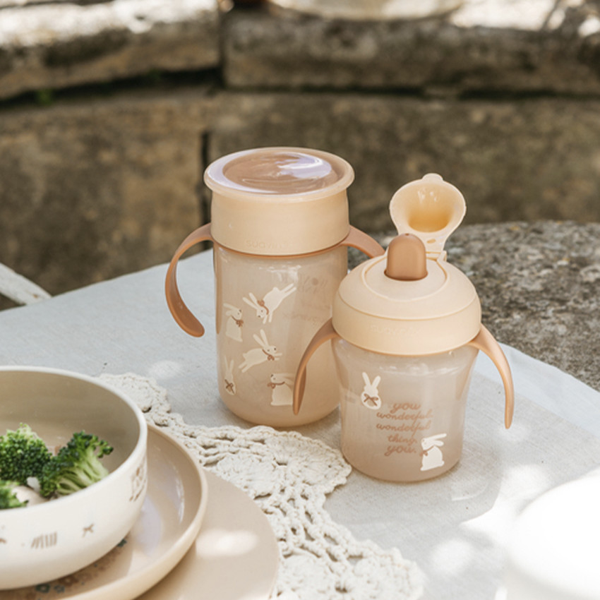 Vaso aprendizaje para bebé Wonderland 200ml rosa 