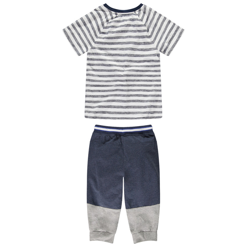 Júnior - Camiseta de manga corta de punto con estampado de terciopelo 