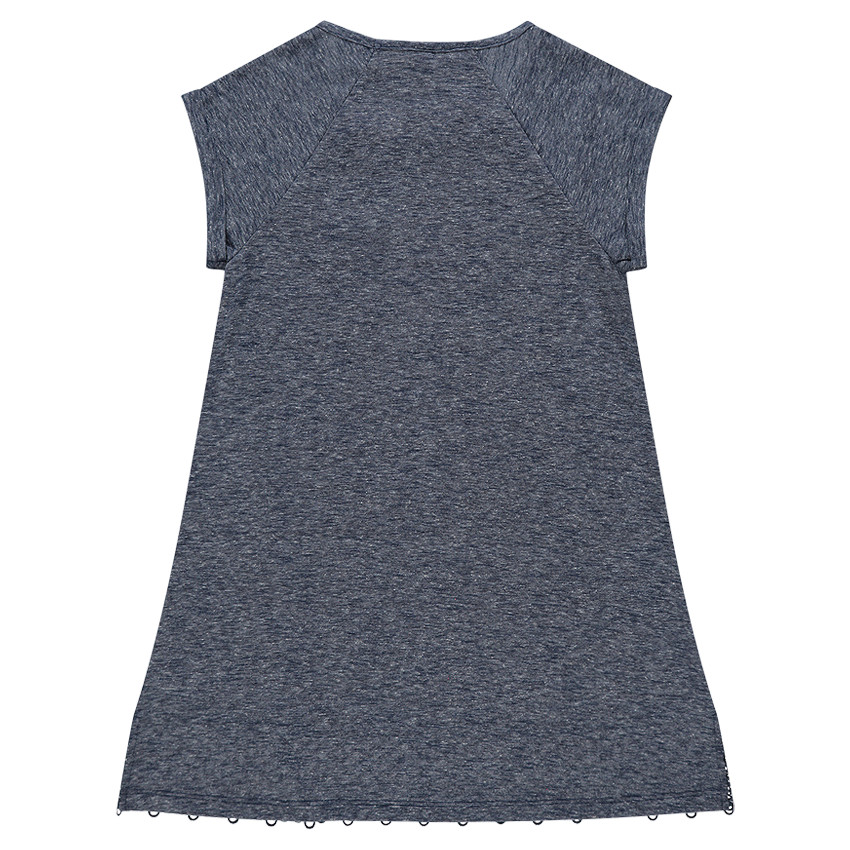 Túnica manga corta de encaje 