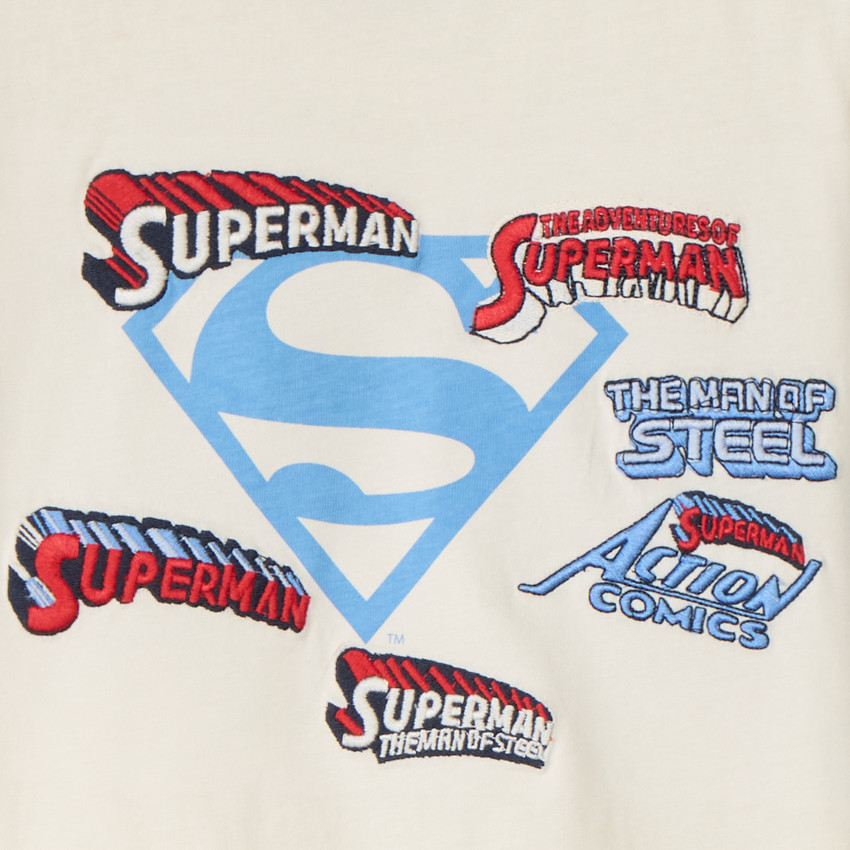 T-shirt manches courtes Superman Warner pour garçon  