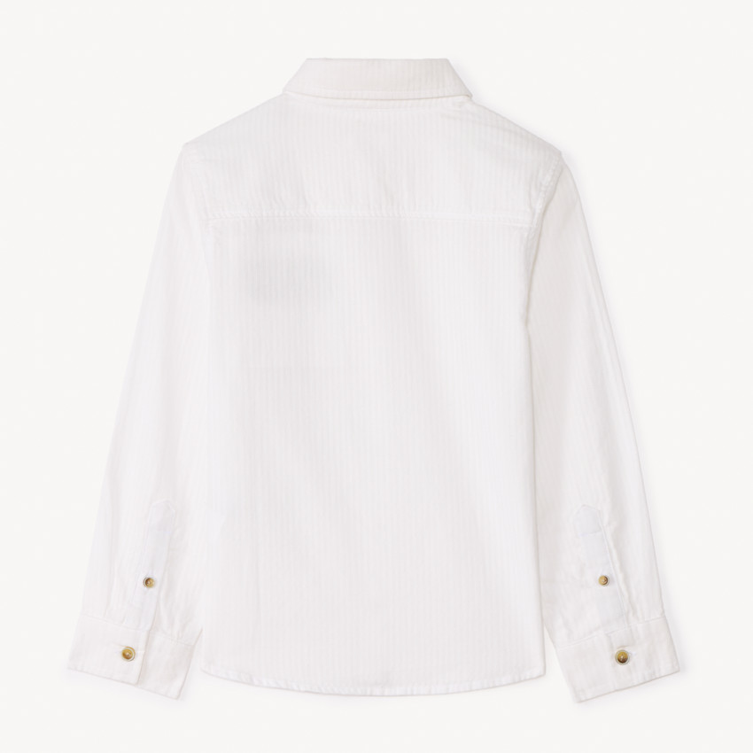 Camisa de manga larga + pajarita para niño 