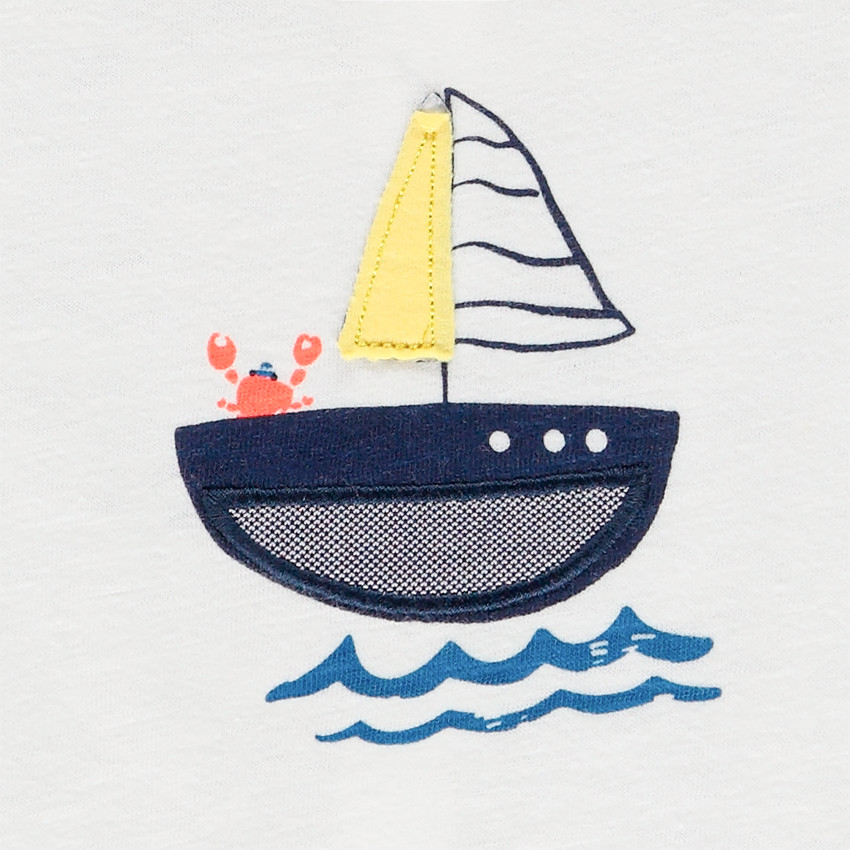 Conjunto corto estilo marinero para bebé niño 