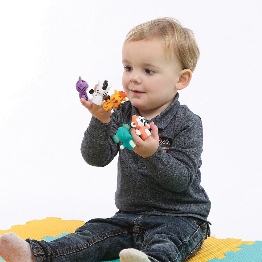 Marionnettes de doigts - Savane 