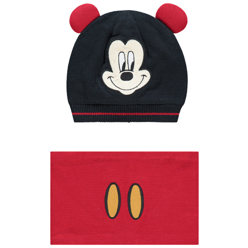 Conjunto gorro + snood Mickey 