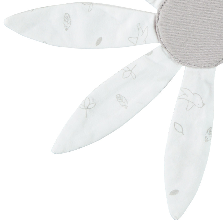 Doudou plano especial para bebés prematuros con diseño de flor 