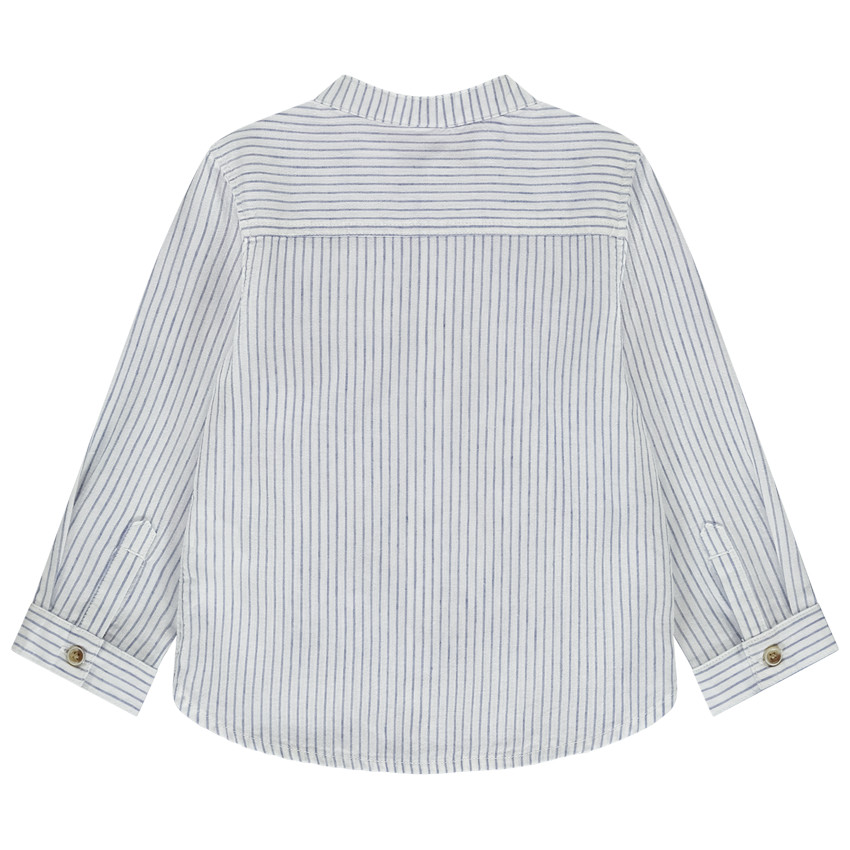 Camisa de manga larga rayada para bebé niño 