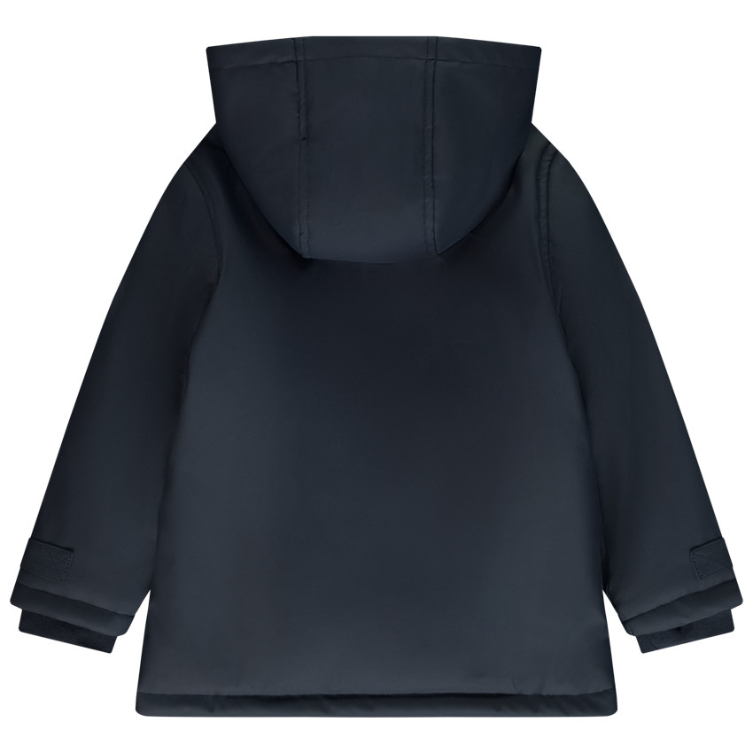 Parka goma acolchada estilo encerado para niño 