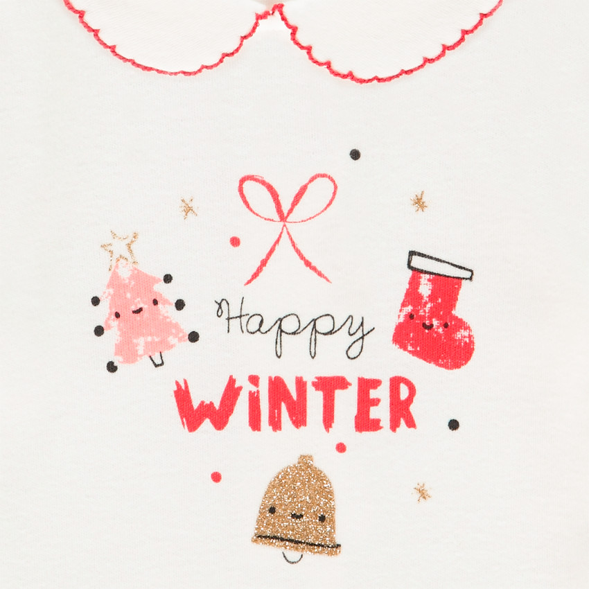 Body manga larga motivos navideños 