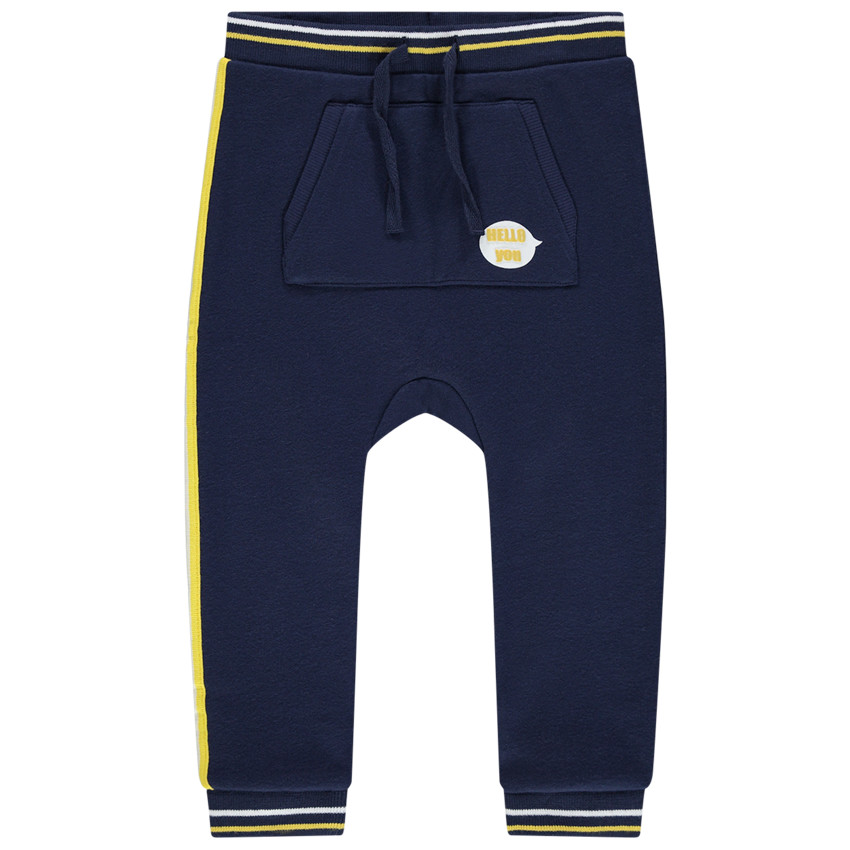 Pantalón de chándal de felpa con bolsillo canguro  Additional Pantalón de chándal de felpa con bolsillo canguro