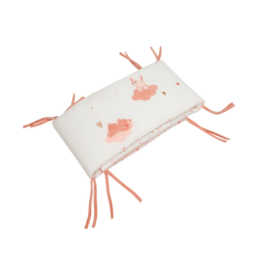 Protector de cuna de 3 paneles Little princess 