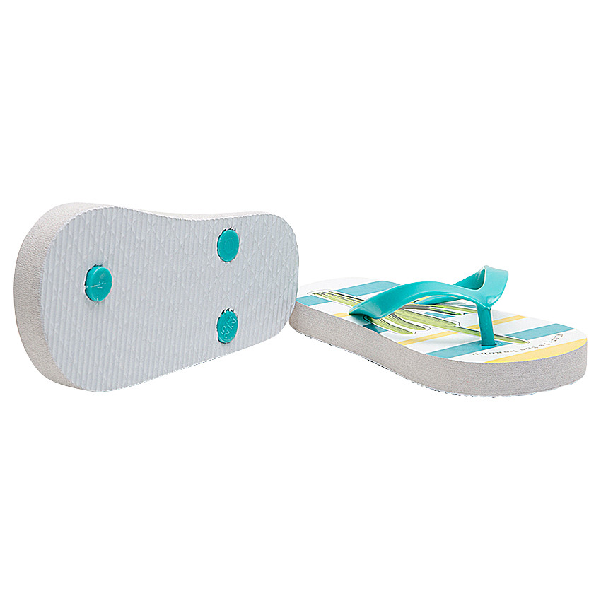 Chanclas con cactus estampados y tira lisa de la 24 a la 27 