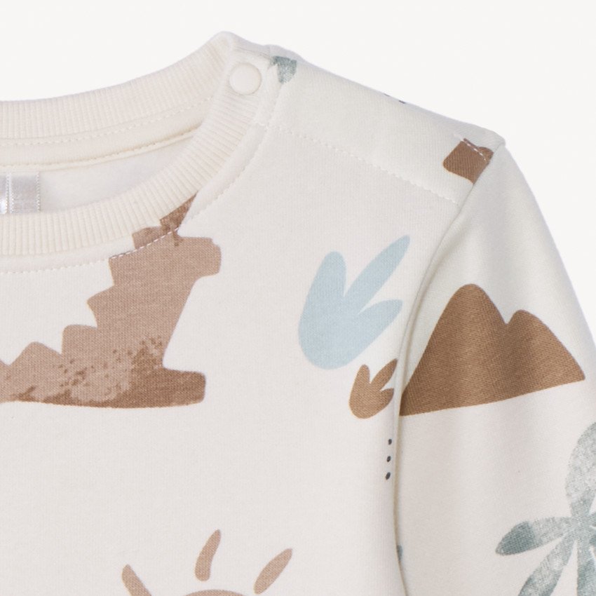 Sudadera de felpa con estampado de dinosaurios para bebé niño 
