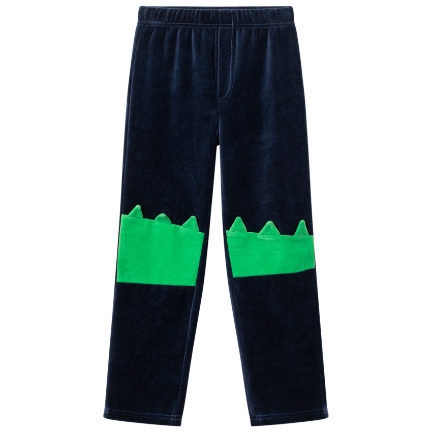 Pijama de terciopelo estampado Cocodrilo 