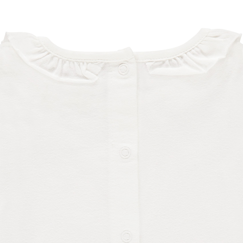 Conjunto de 3 piezas con camiseta estampada, chaqueta con cremallera y pantalón de muletón 