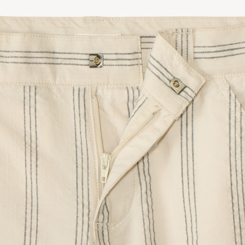 Bermudas de rayas de tela para niño 