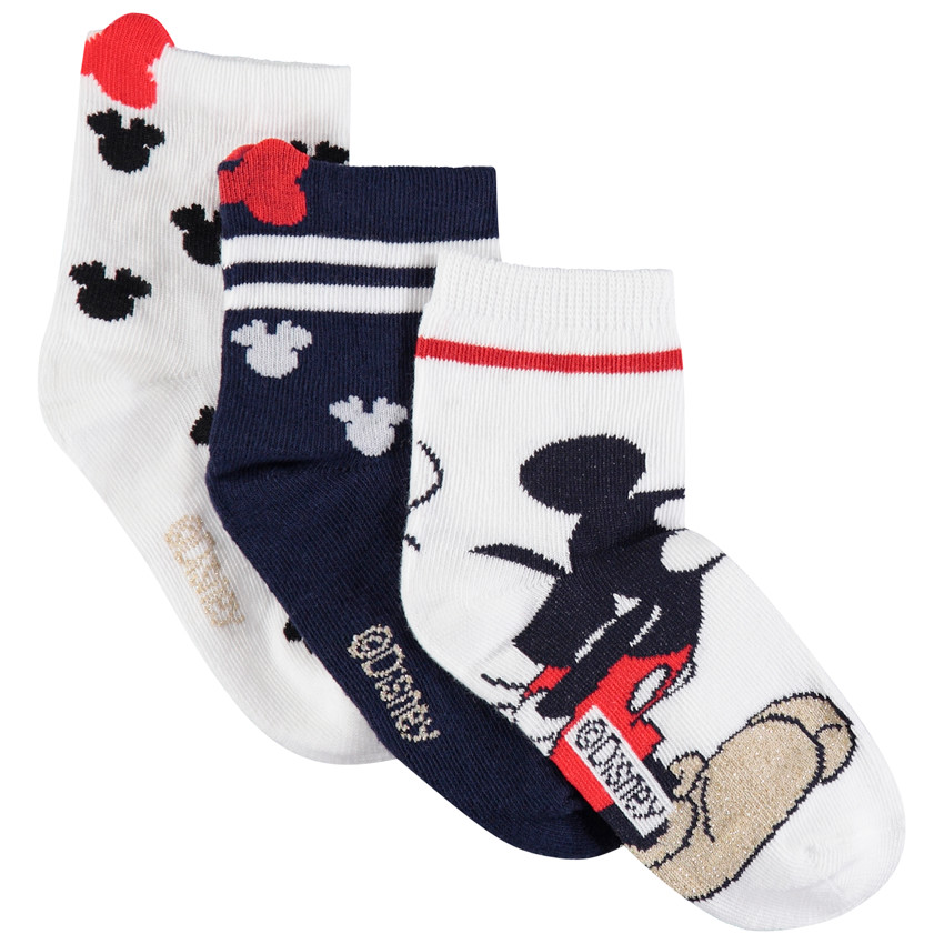 Pack 3 pares calcetines Mickey Disney 