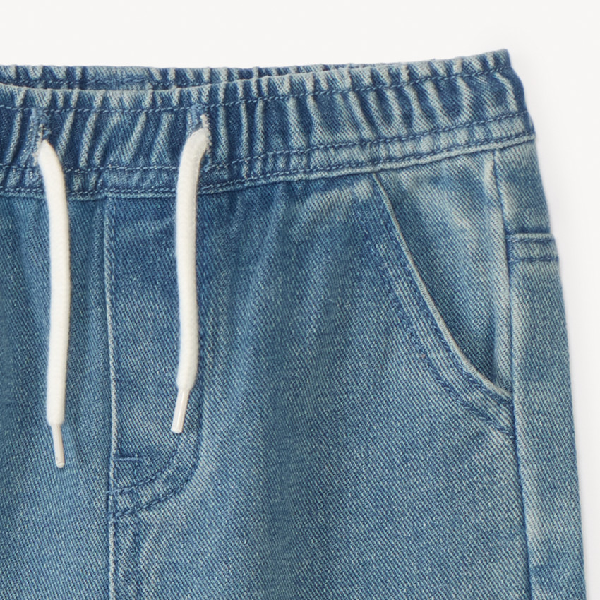 Bermudas de mezclilla con bordado de Flash McQueen de Cars de Disney para bebé niño 