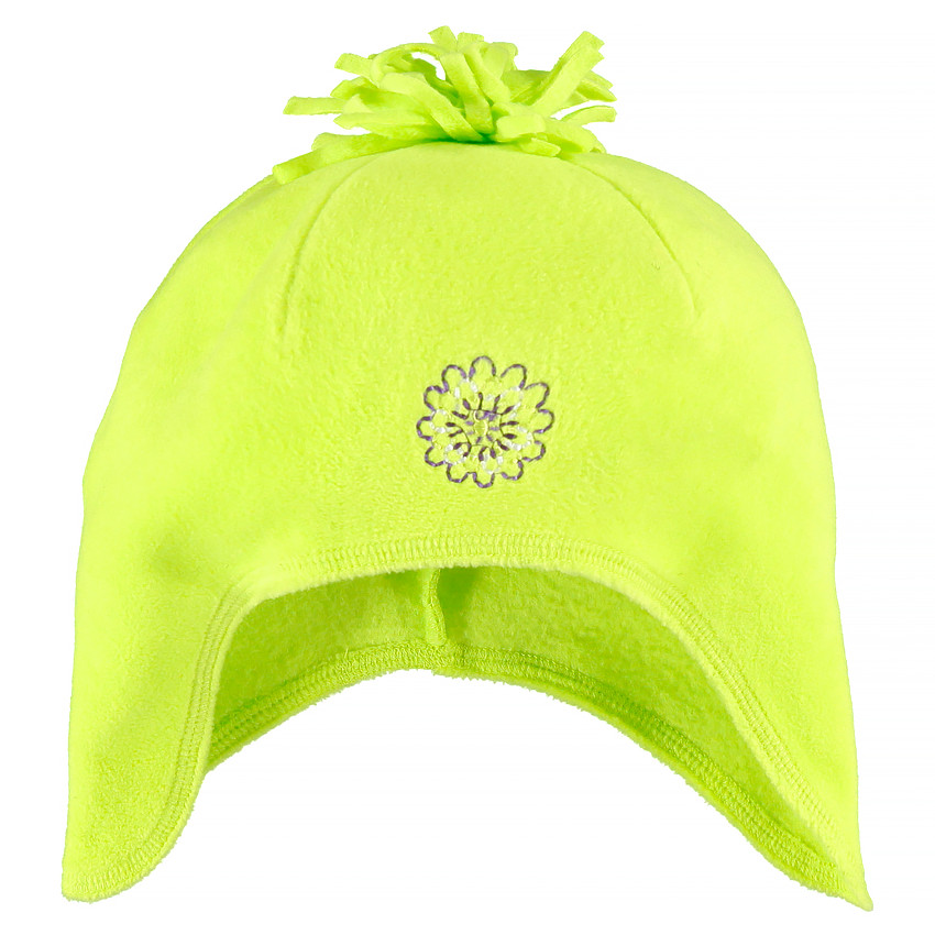 Gorro de micropolar con orejeras, pompón y bordado  Additional Gorro de micropolar con orejeras, pompón y bordado