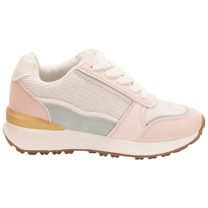 Zapatillas deportivas de malla con aplicaciones para niña 