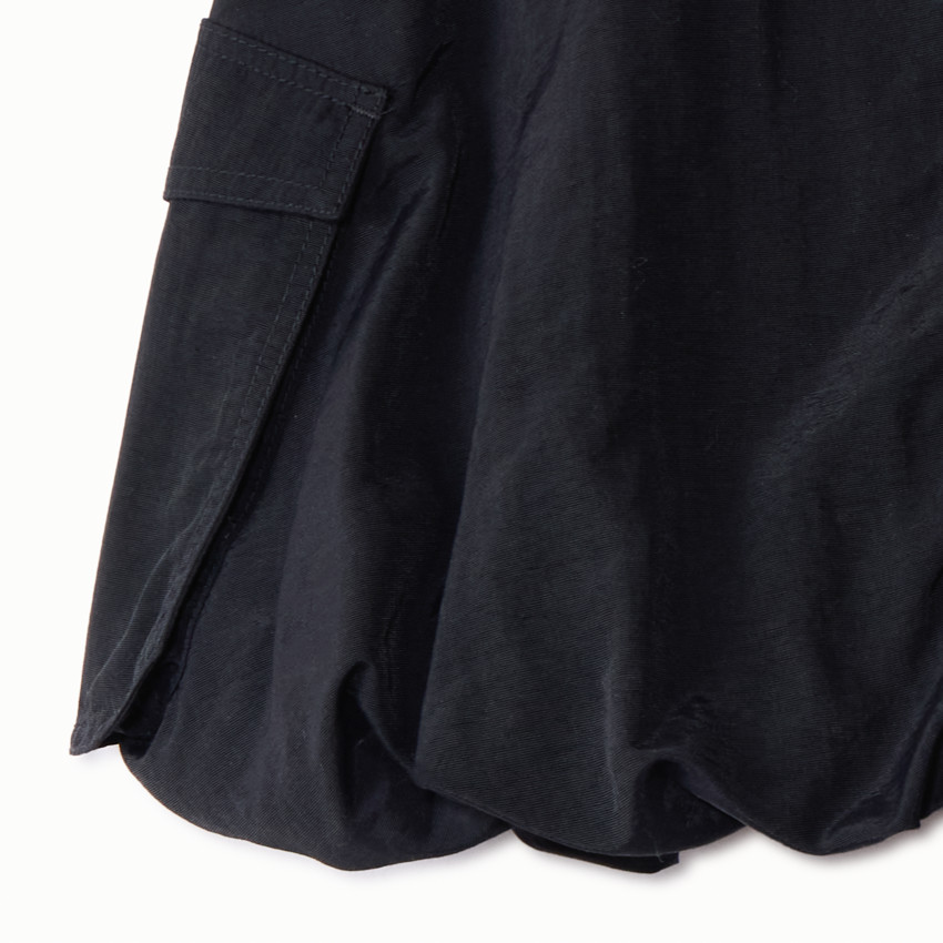 Falda lisa de tela de paracaídas para niña 