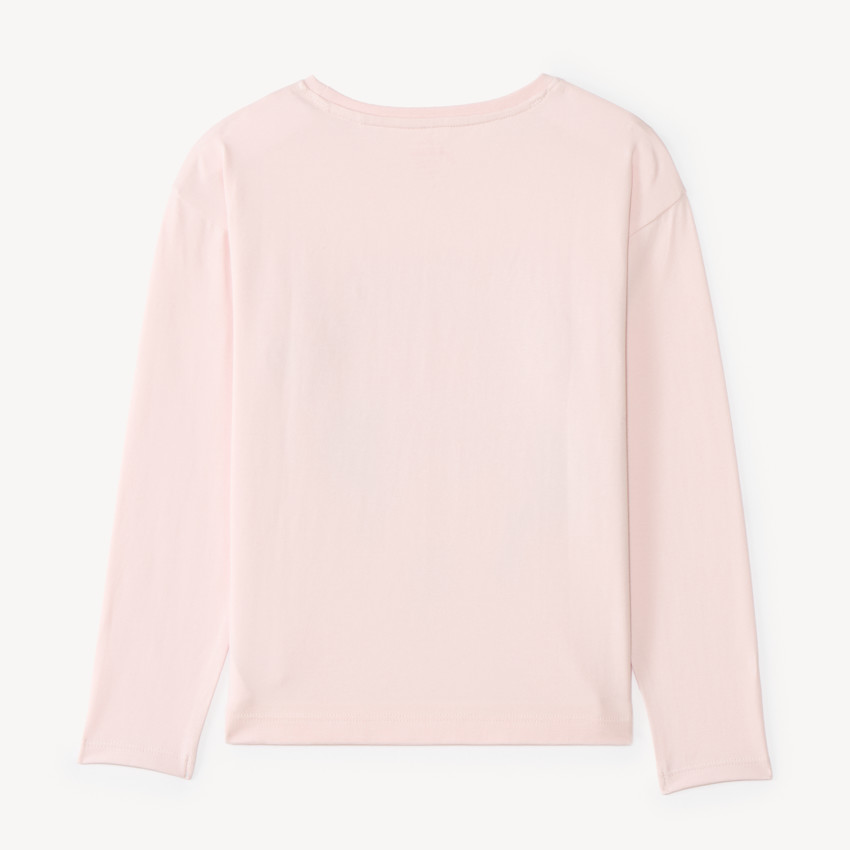 Camiseta de niña de manga larga con estampado de Minnie de Disney. 